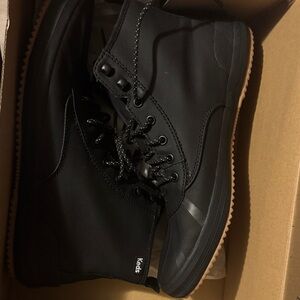 Keds Womens Black High-Top Sneakers